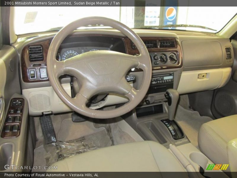 Dashboard of 2001 Montero Sport Limited