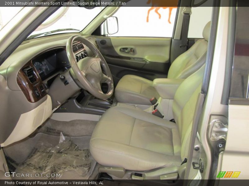  2001 Montero Sport Limited Tan Interior