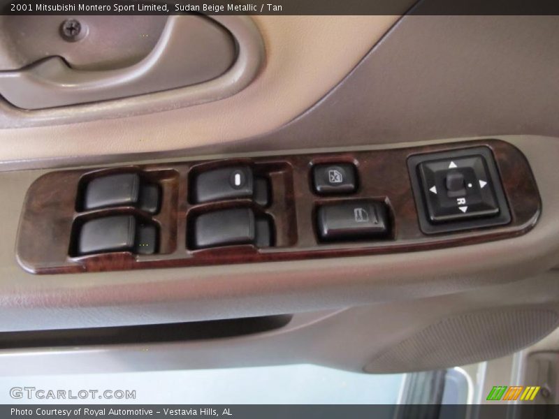 Controls of 2001 Montero Sport Limited