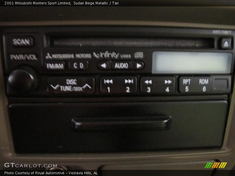 Sudan Beige Metallic / Tan 2001 Mitsubishi Montero Sport Limited