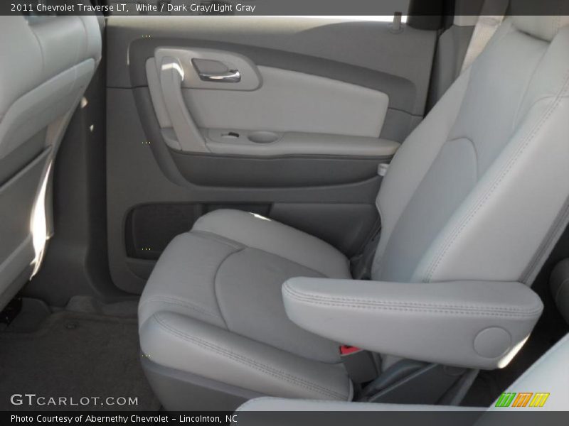 White / Dark Gray/Light Gray 2011 Chevrolet Traverse LT