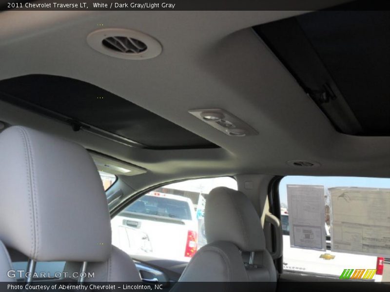 Sunroof of 2011 Traverse LT