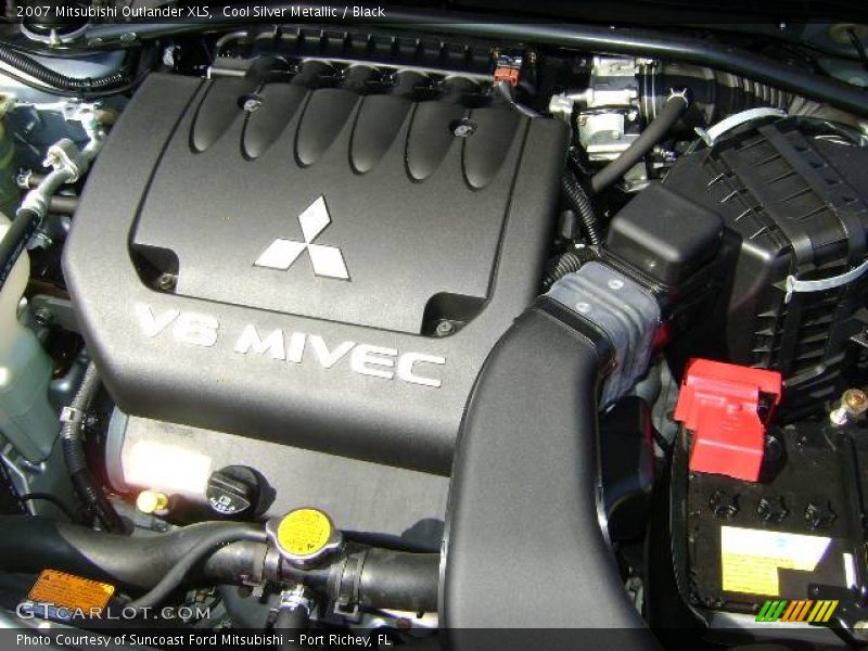 Cool Silver Metallic / Black 2007 Mitsubishi Outlander XLS