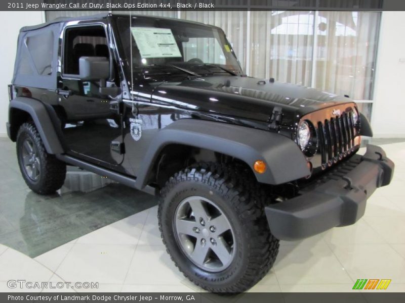 Black / Black 2011 Jeep Wrangler Call of Duty: Black Ops Edition 4x4