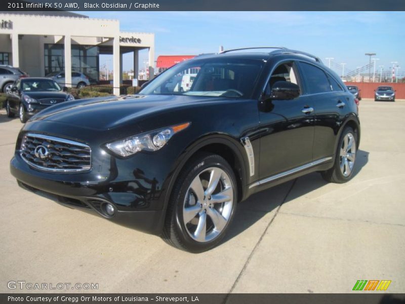 Black Obsidian / Graphite 2011 Infiniti FX 50 AWD