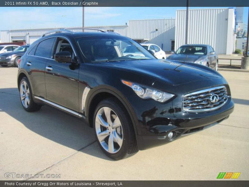 Black Obsidian / Graphite 2011 Infiniti FX 50 AWD