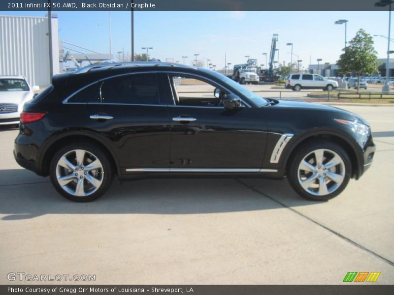 Black Obsidian / Graphite 2011 Infiniti FX 50 AWD