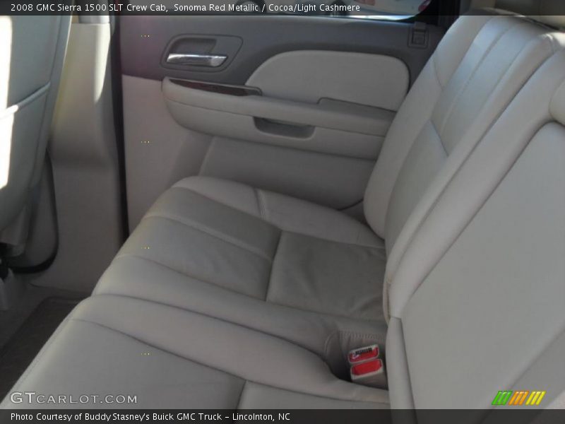 Sonoma Red Metallic / Cocoa/Light Cashmere 2008 GMC Sierra 1500 SLT Crew Cab