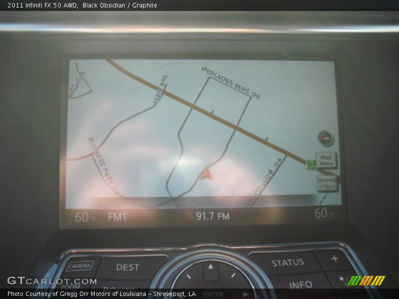 Black Obsidian / Graphite 2011 Infiniti FX 50 AWD