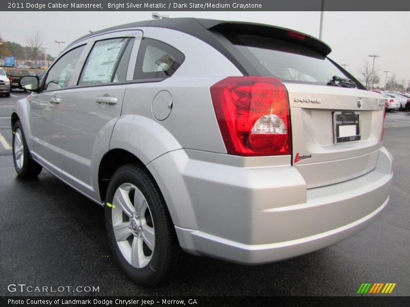 Bright Silver Metallic / Dark Slate/Medium Graystone 2011 Dodge Caliber Mainstreet