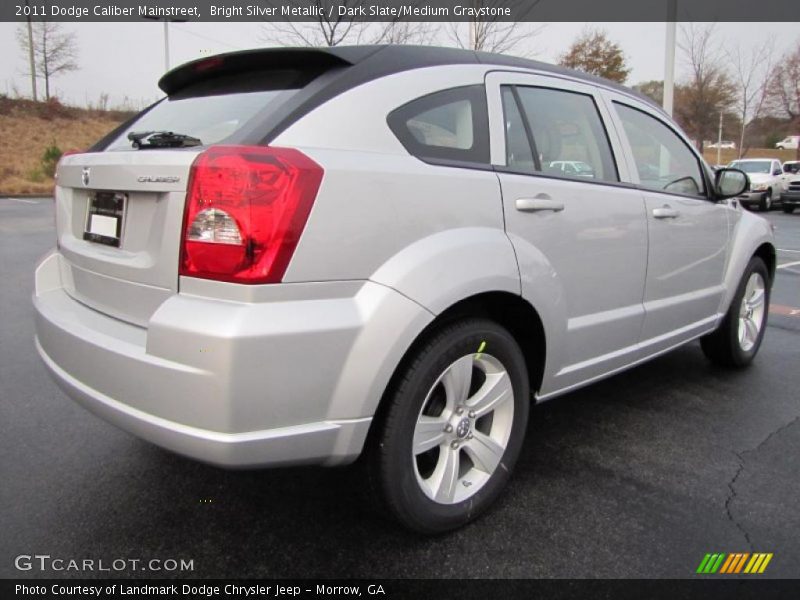 Bright Silver Metallic / Dark Slate/Medium Graystone 2011 Dodge Caliber Mainstreet