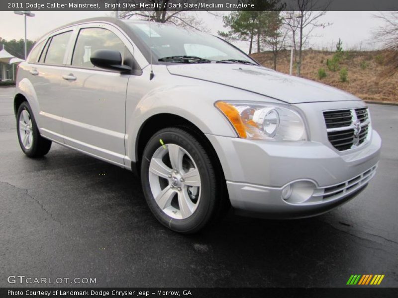 Bright Silver Metallic / Dark Slate/Medium Graystone 2011 Dodge Caliber Mainstreet