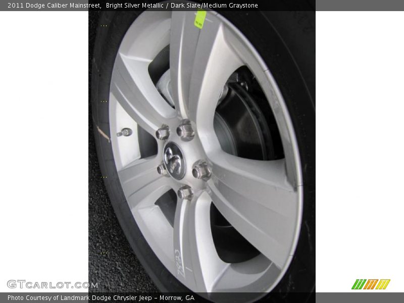 Bright Silver Metallic / Dark Slate/Medium Graystone 2011 Dodge Caliber Mainstreet