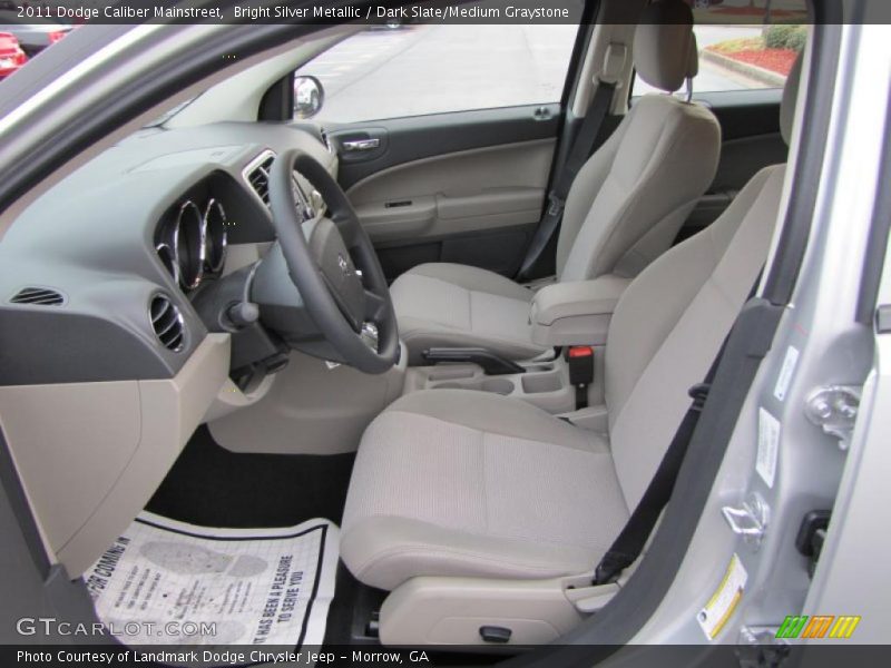 Bright Silver Metallic / Dark Slate/Medium Graystone 2011 Dodge Caliber Mainstreet