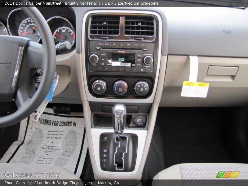 Bright Silver Metallic / Dark Slate/Medium Graystone 2011 Dodge Caliber Mainstreet
