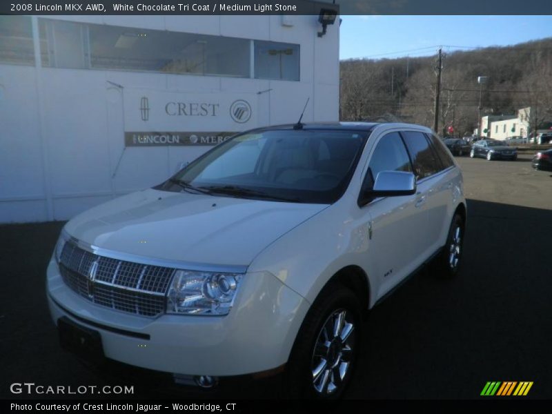 White Chocolate Tri Coat / Medium Light Stone 2008 Lincoln MKX AWD