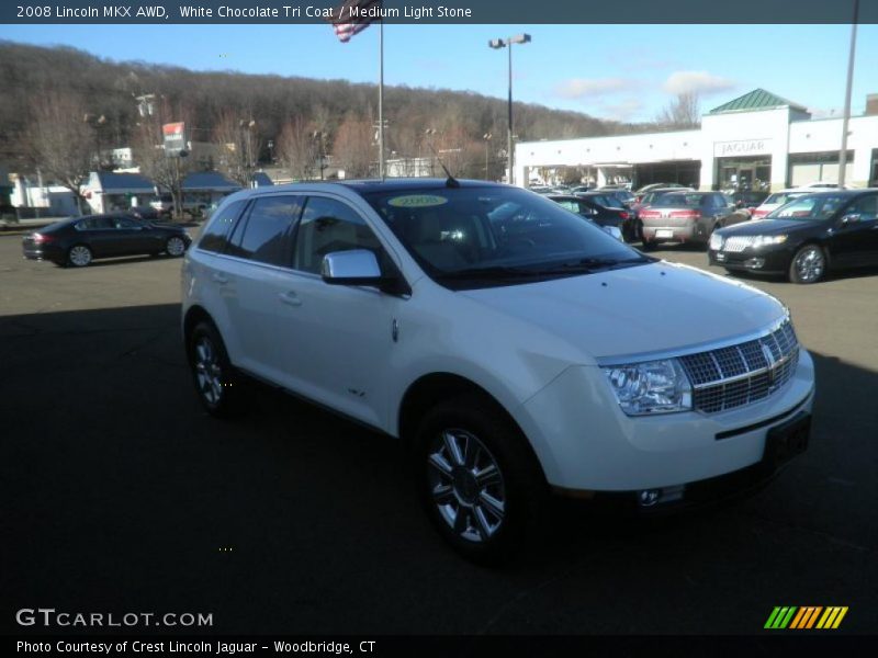 White Chocolate Tri Coat / Medium Light Stone 2008 Lincoln MKX AWD