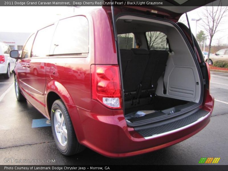 Deep Cherry Red Crystal Pearl / Black/Light Graystone 2011 Dodge Grand Caravan Mainstreet