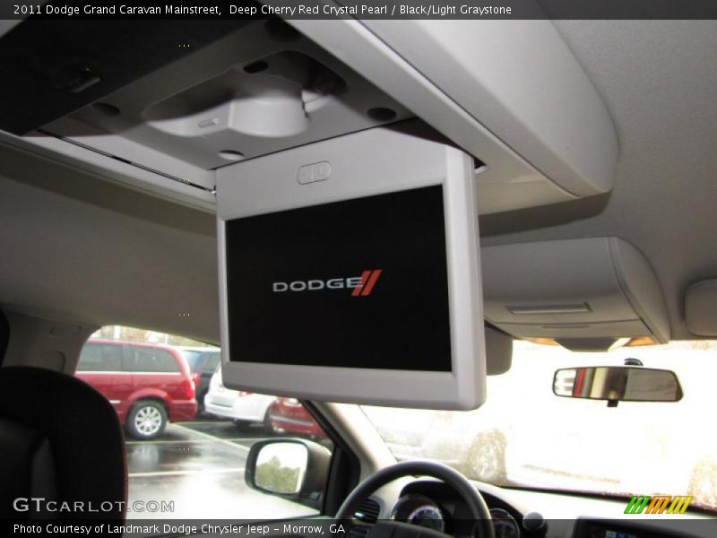 Deep Cherry Red Crystal Pearl / Black/Light Graystone 2011 Dodge Grand Caravan Mainstreet