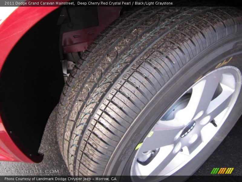 Deep Cherry Red Crystal Pearl / Black/Light Graystone 2011 Dodge Grand Caravan Mainstreet