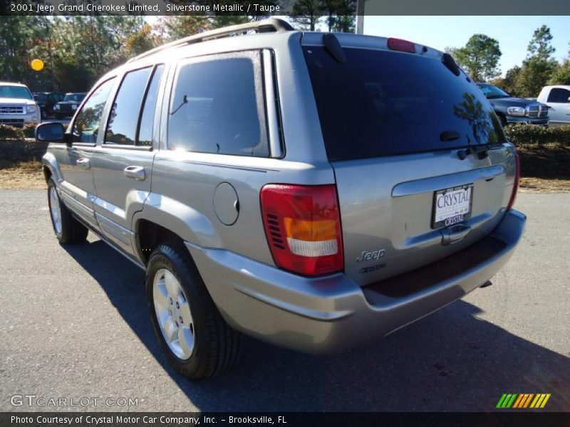 Silverstone Metallic / Taupe 2001 Jeep Grand Cherokee Limited