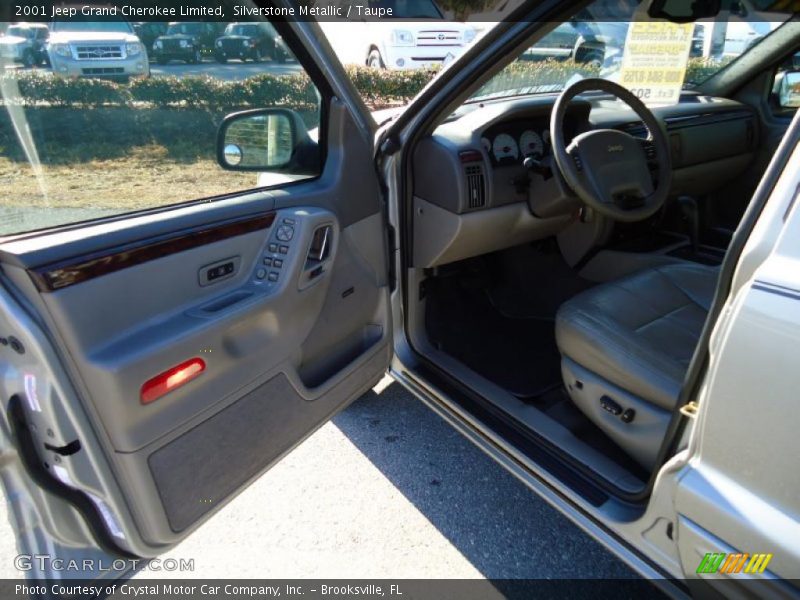 Silverstone Metallic / Taupe 2001 Jeep Grand Cherokee Limited
