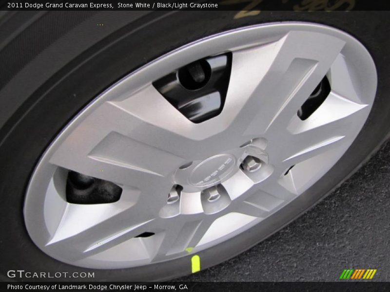 Stone White / Black/Light Graystone 2011 Dodge Grand Caravan Express