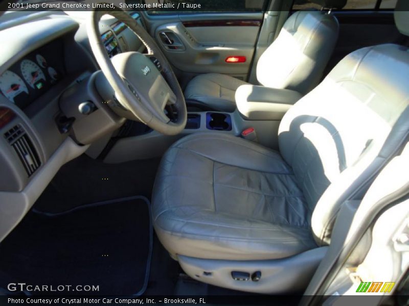 Silverstone Metallic / Taupe 2001 Jeep Grand Cherokee Limited