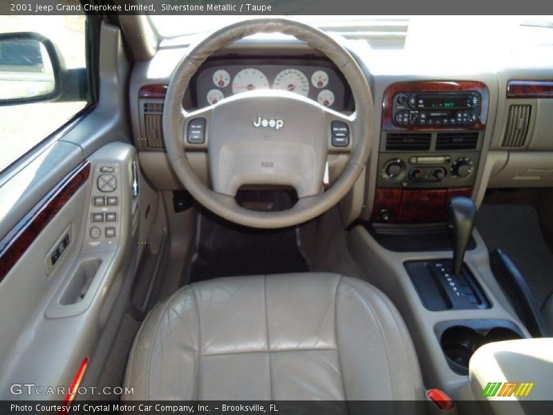 Silverstone Metallic / Taupe 2001 Jeep Grand Cherokee Limited