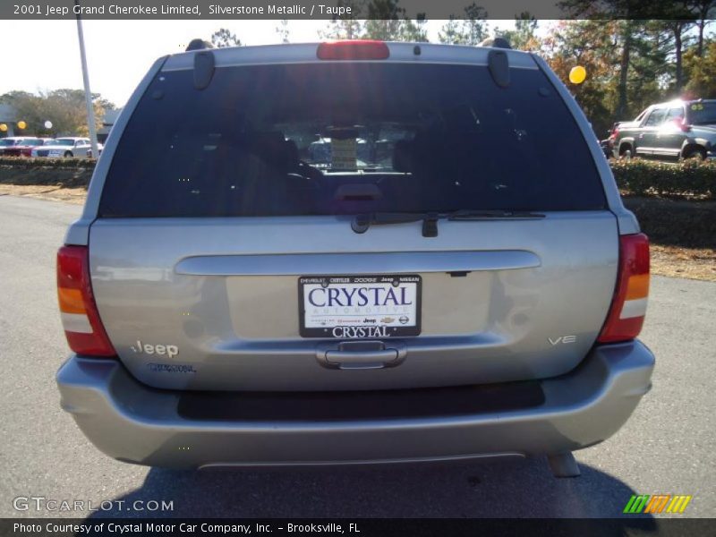 Silverstone Metallic / Taupe 2001 Jeep Grand Cherokee Limited