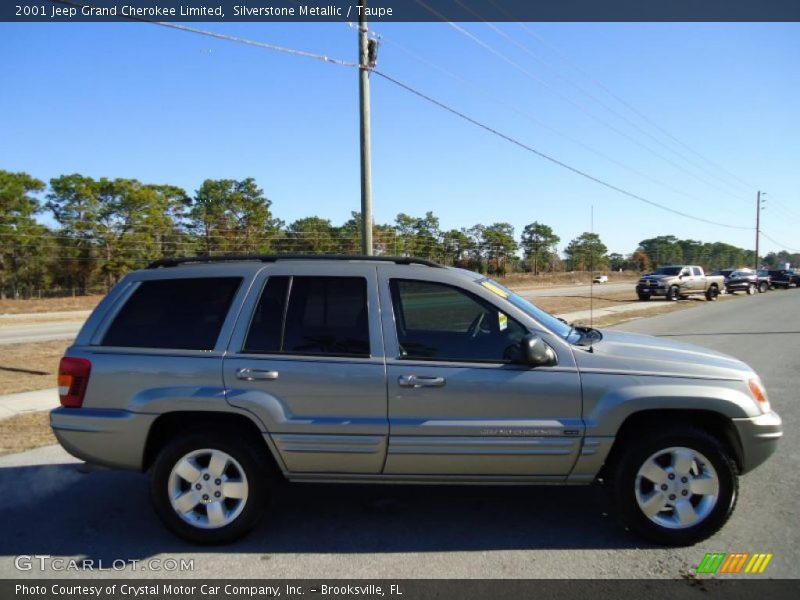 Silverstone Metallic / Taupe 2001 Jeep Grand Cherokee Limited