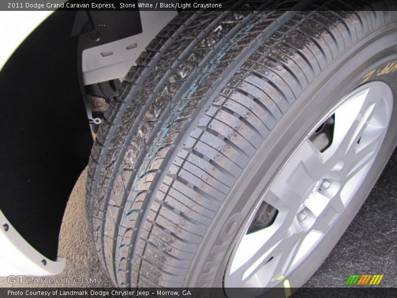 Stone White / Black/Light Graystone 2011 Dodge Grand Caravan Express