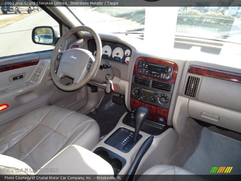 Silverstone Metallic / Taupe 2001 Jeep Grand Cherokee Limited