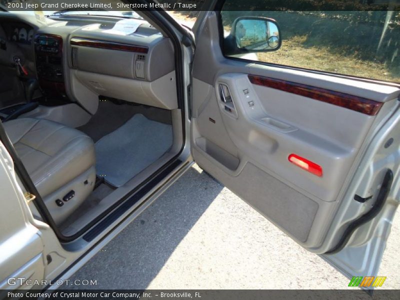 Silverstone Metallic / Taupe 2001 Jeep Grand Cherokee Limited