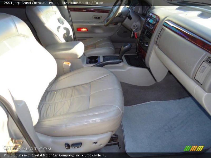 Silverstone Metallic / Taupe 2001 Jeep Grand Cherokee Limited