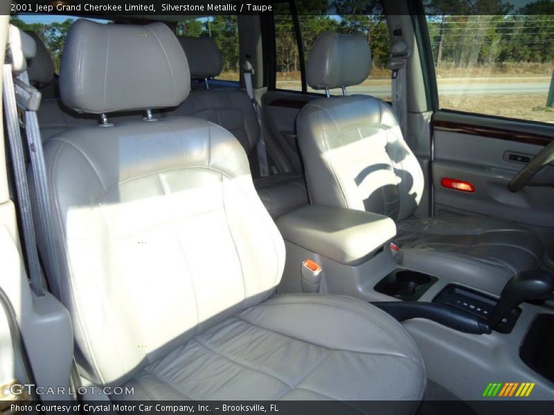 Silverstone Metallic / Taupe 2001 Jeep Grand Cherokee Limited