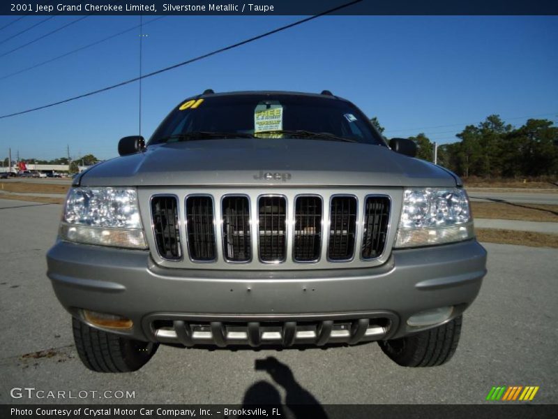 Silverstone Metallic / Taupe 2001 Jeep Grand Cherokee Limited
