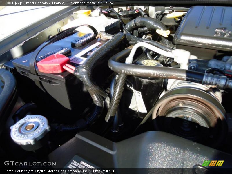 Silverstone Metallic / Taupe 2001 Jeep Grand Cherokee Limited