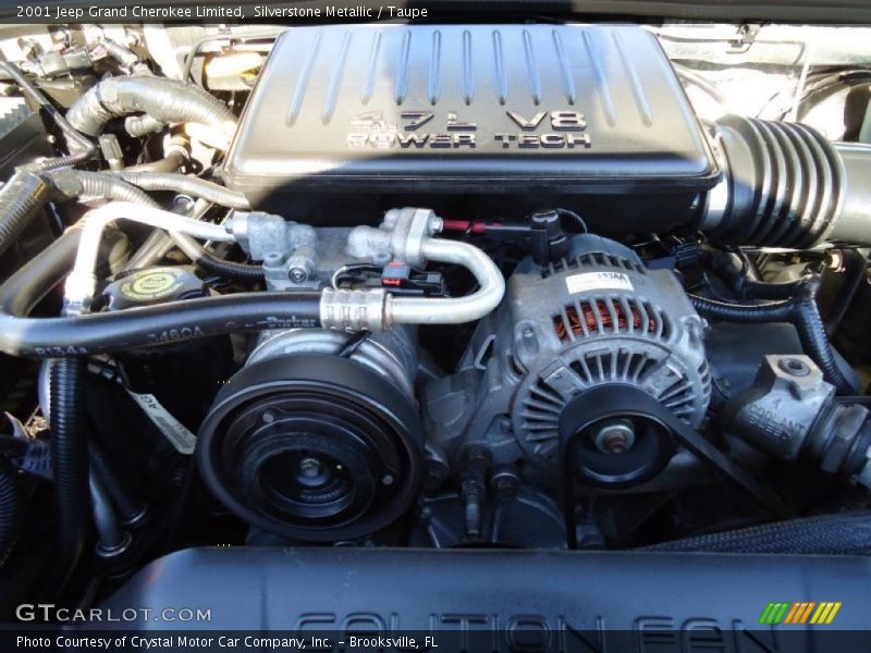 Silverstone Metallic / Taupe 2001 Jeep Grand Cherokee Limited