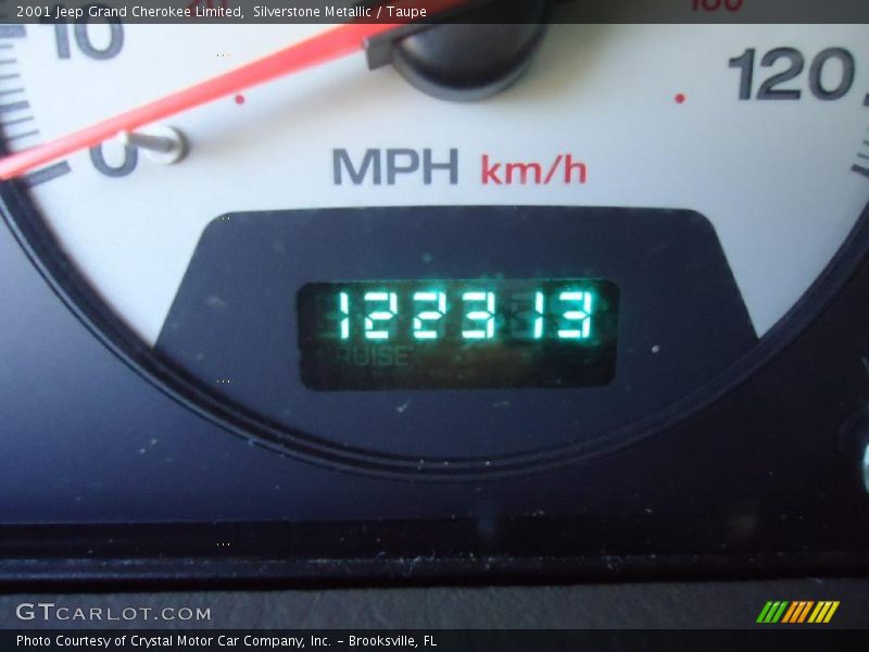 Silverstone Metallic / Taupe 2001 Jeep Grand Cherokee Limited