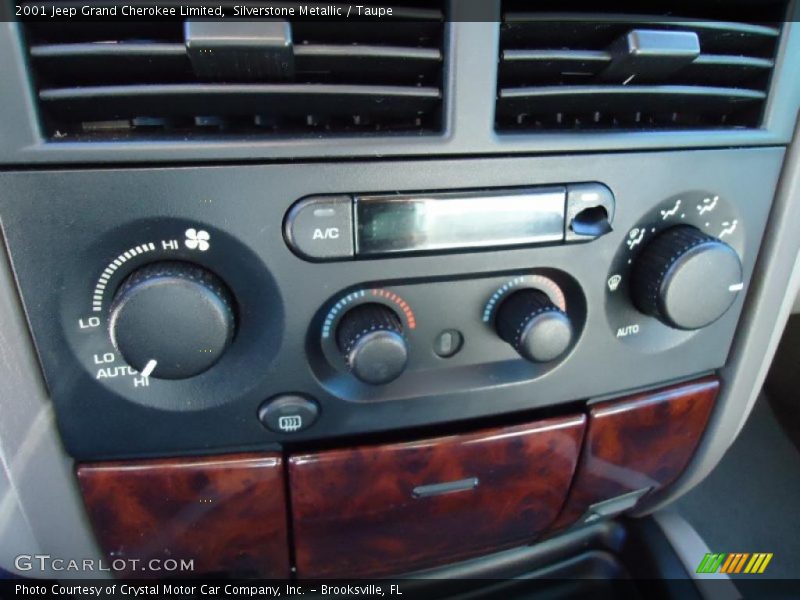 Silverstone Metallic / Taupe 2001 Jeep Grand Cherokee Limited