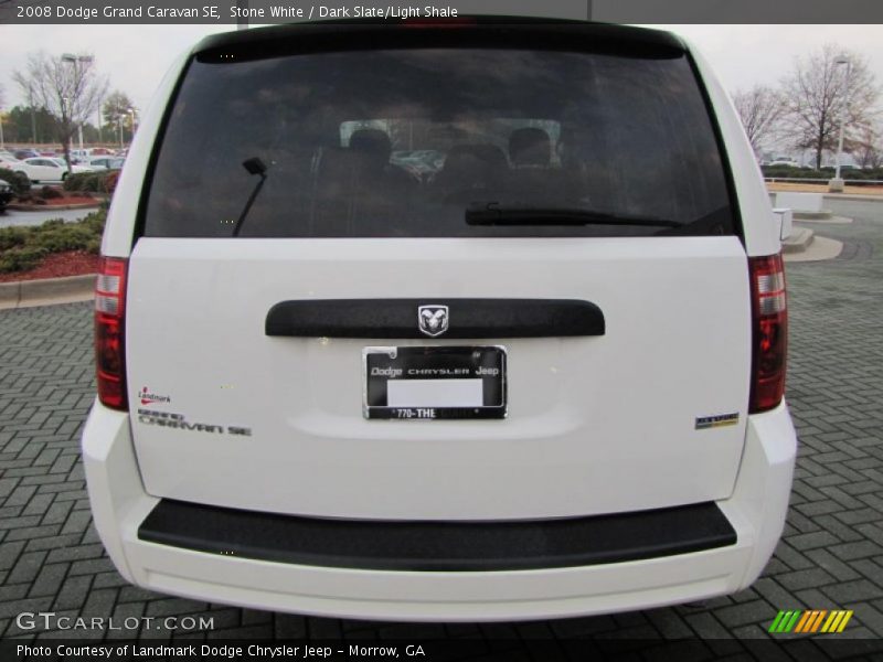 Stone White / Dark Slate/Light Shale 2008 Dodge Grand Caravan SE