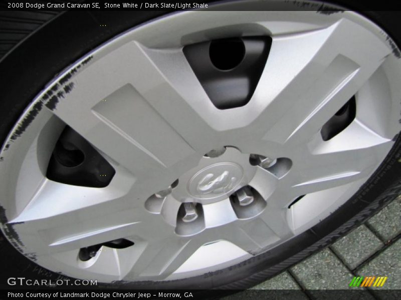 Stone White / Dark Slate/Light Shale 2008 Dodge Grand Caravan SE