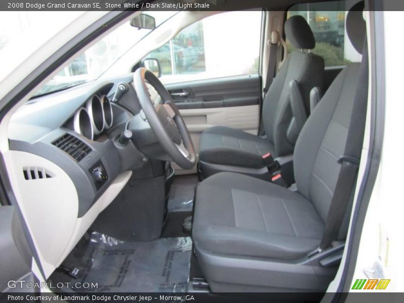 Stone White / Dark Slate/Light Shale 2008 Dodge Grand Caravan SE