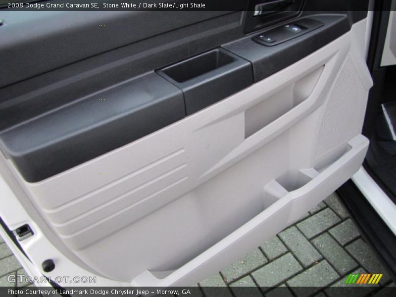 Stone White / Dark Slate/Light Shale 2008 Dodge Grand Caravan SE