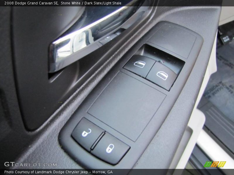 Stone White / Dark Slate/Light Shale 2008 Dodge Grand Caravan SE