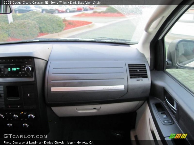 Stone White / Dark Slate/Light Shale 2008 Dodge Grand Caravan SE