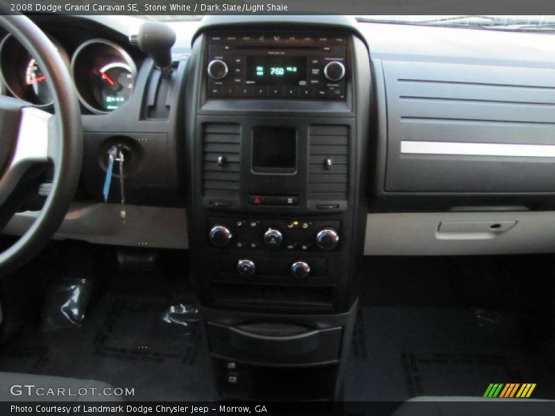 Stone White / Dark Slate/Light Shale 2008 Dodge Grand Caravan SE