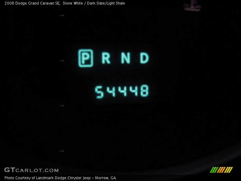 Stone White / Dark Slate/Light Shale 2008 Dodge Grand Caravan SE