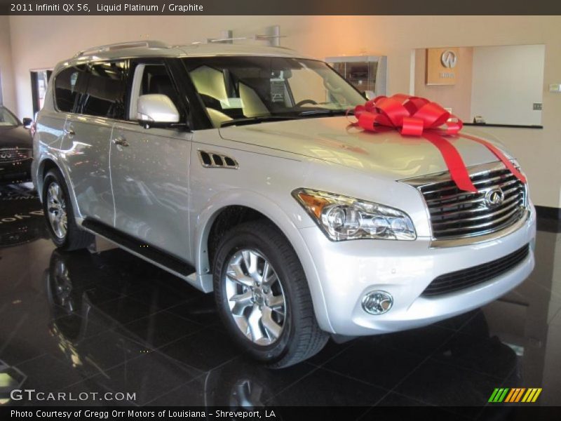 Liquid Platinum / Graphite 2011 Infiniti QX 56
